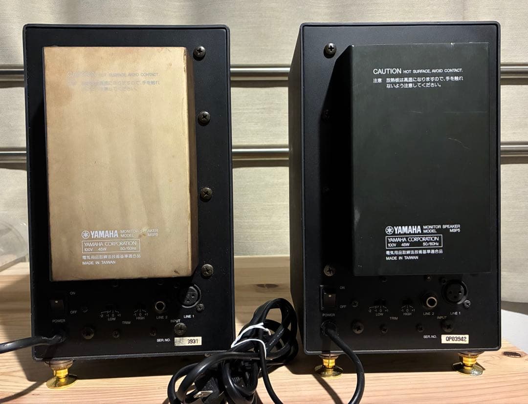 YAMAHA / MSP5 パワードスピーカー ペア(ケーブルおまけ)
