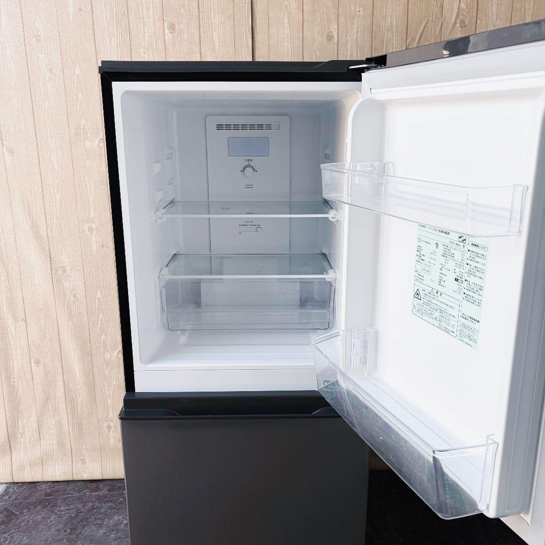 配送設置無料！純正AQUA2ドアシルバーコンパクト冷蔵庫！完動超美品！つやつや