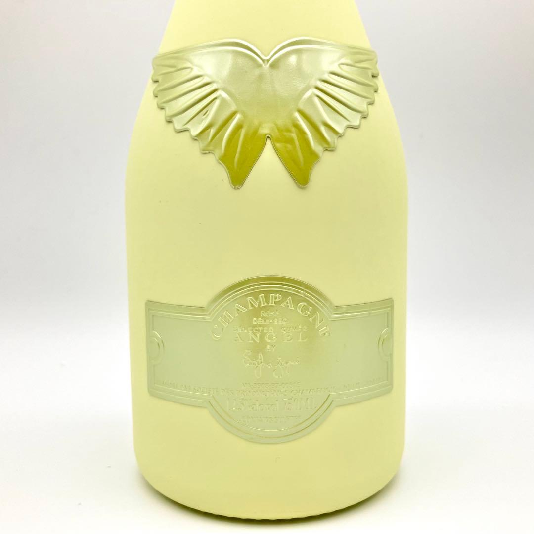 エンジェル シャンパン ドゥミセック ロゼ サマー イエロー ファー 箱付き