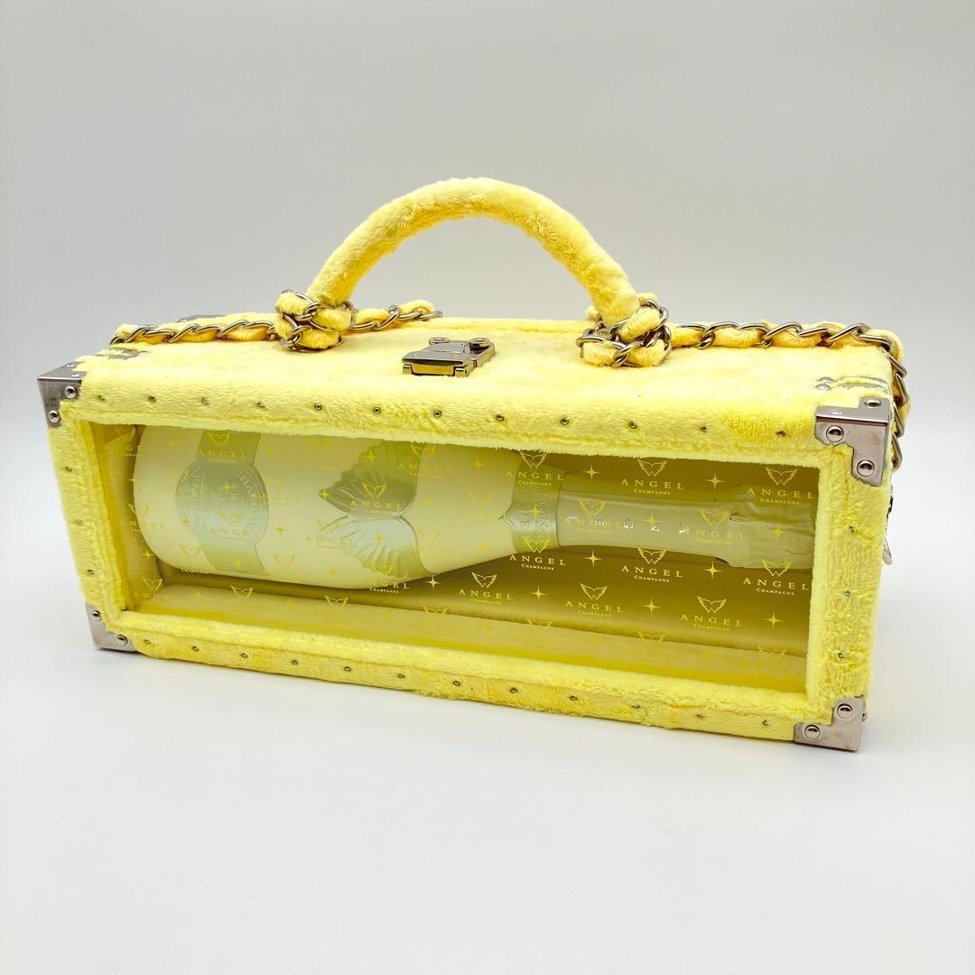 エンジェル シャンパン ドゥミセック ロゼ サマー イエロー ファー 箱付き