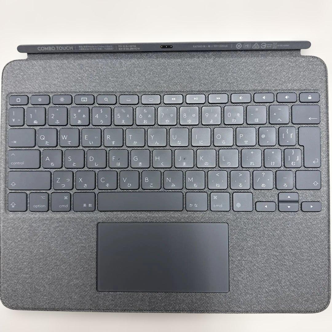 ロジクールcombo touch 13インチキーボードカバー グレーYU0047