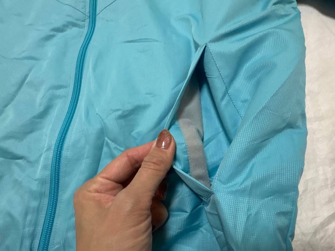 PUMA トラックジャケット　ジャージ　水色　ビッグロゴ　　大きいサイズ　O