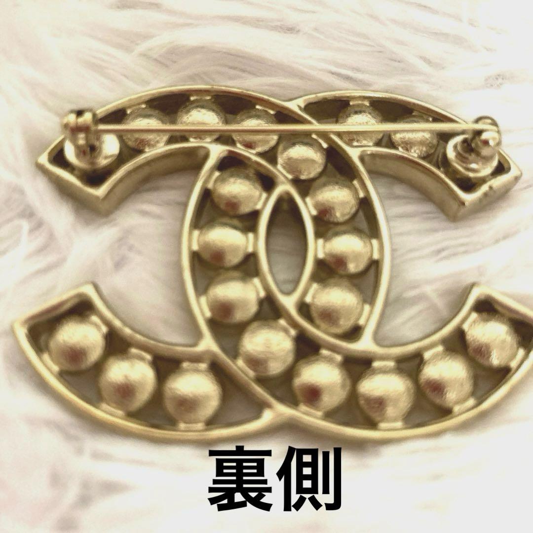 ★CHANEL★シャネル★ブローチ本物正規品パール★ゴールド★レア美品SALE