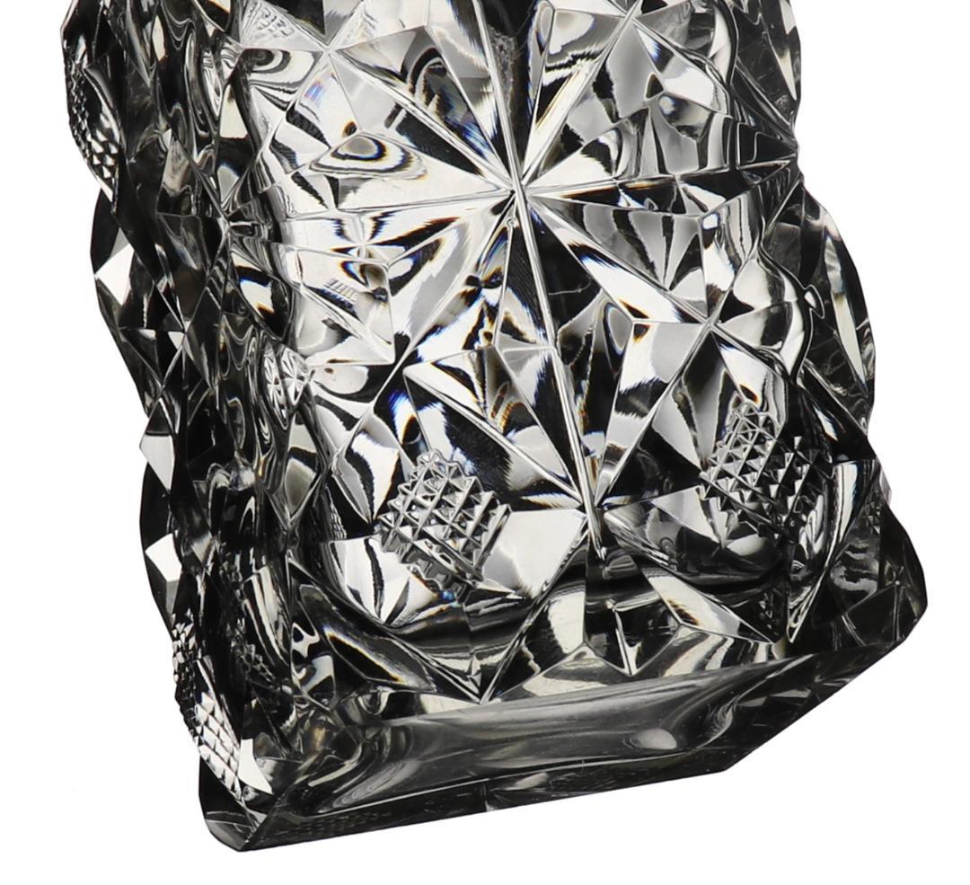 オールド・バカラ 珍品 切子 ダイヤモンドカット×格子柄 ボトル ディアマン