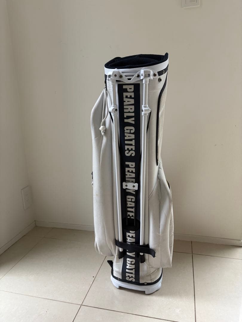 ヒ*ロ様 PEARLY GATES キャディバッグ ホワイト