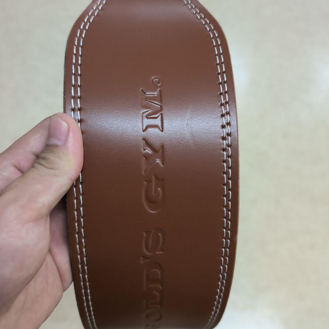 ゴールドジム　プロレザーベルト　Mサイズ