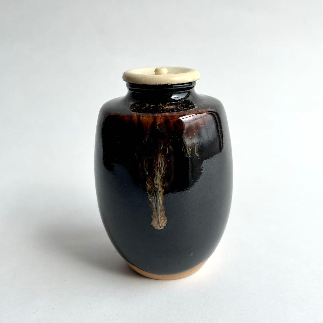 洛東　桶谷定一　肩衡茶入