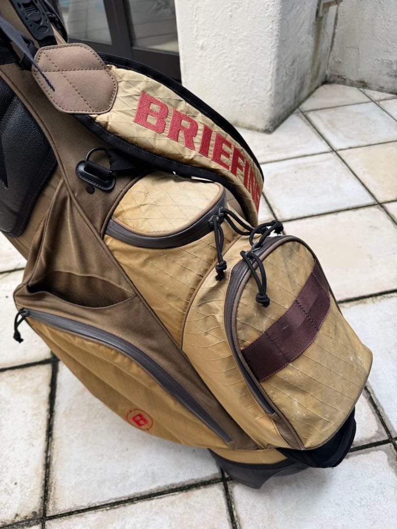 BRIEFING ゴルフバッグ ヘッドカバー3個付￼