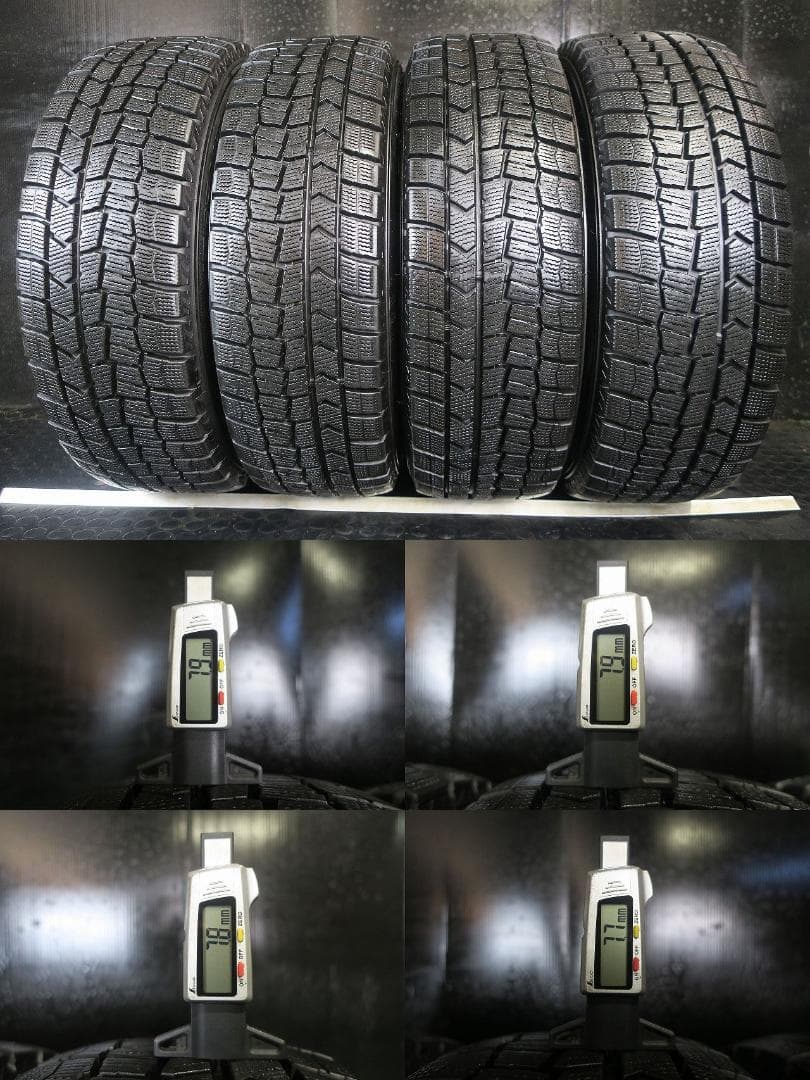 美品 トヨタ純正 170系シエンタ 極上山 国産スタッドレス 185/60R15