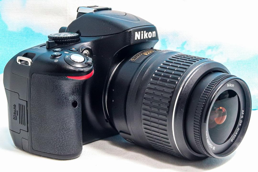 ニコン Nikon D5100⭐️スマホ転送⭐️届いてすぐ使える⭐️ダブルレンズ