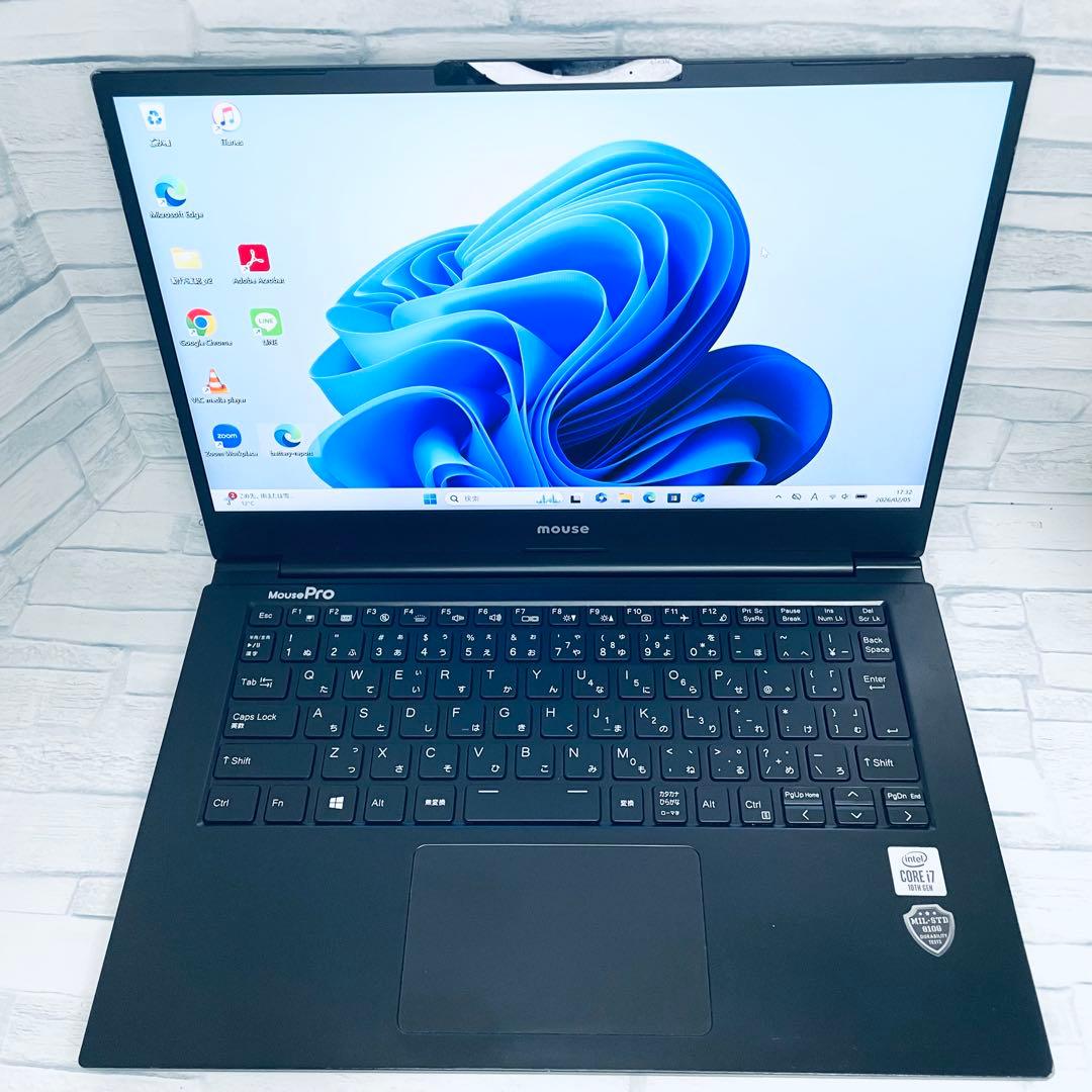 mouse NB410 第10世代Corei7 16GB 512GB フルHD