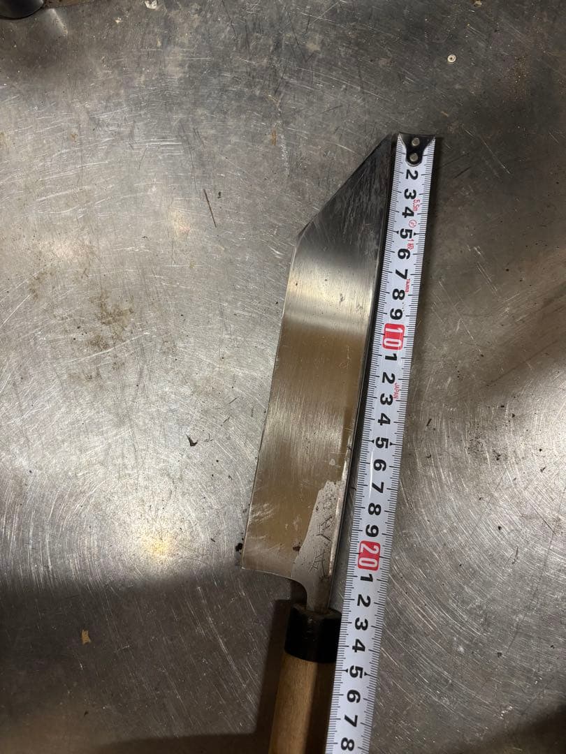 築地正本 柳刃包丁 22cm