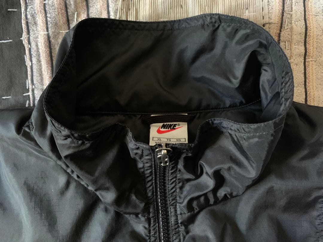90s XL ナイキ vtg ナイロンジャケット リップストップ nike