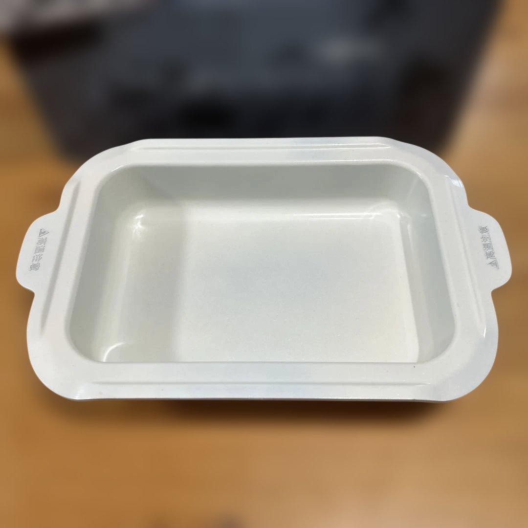 BRUNO ホットプレート ネイビー グリルポット　レッド　セット品