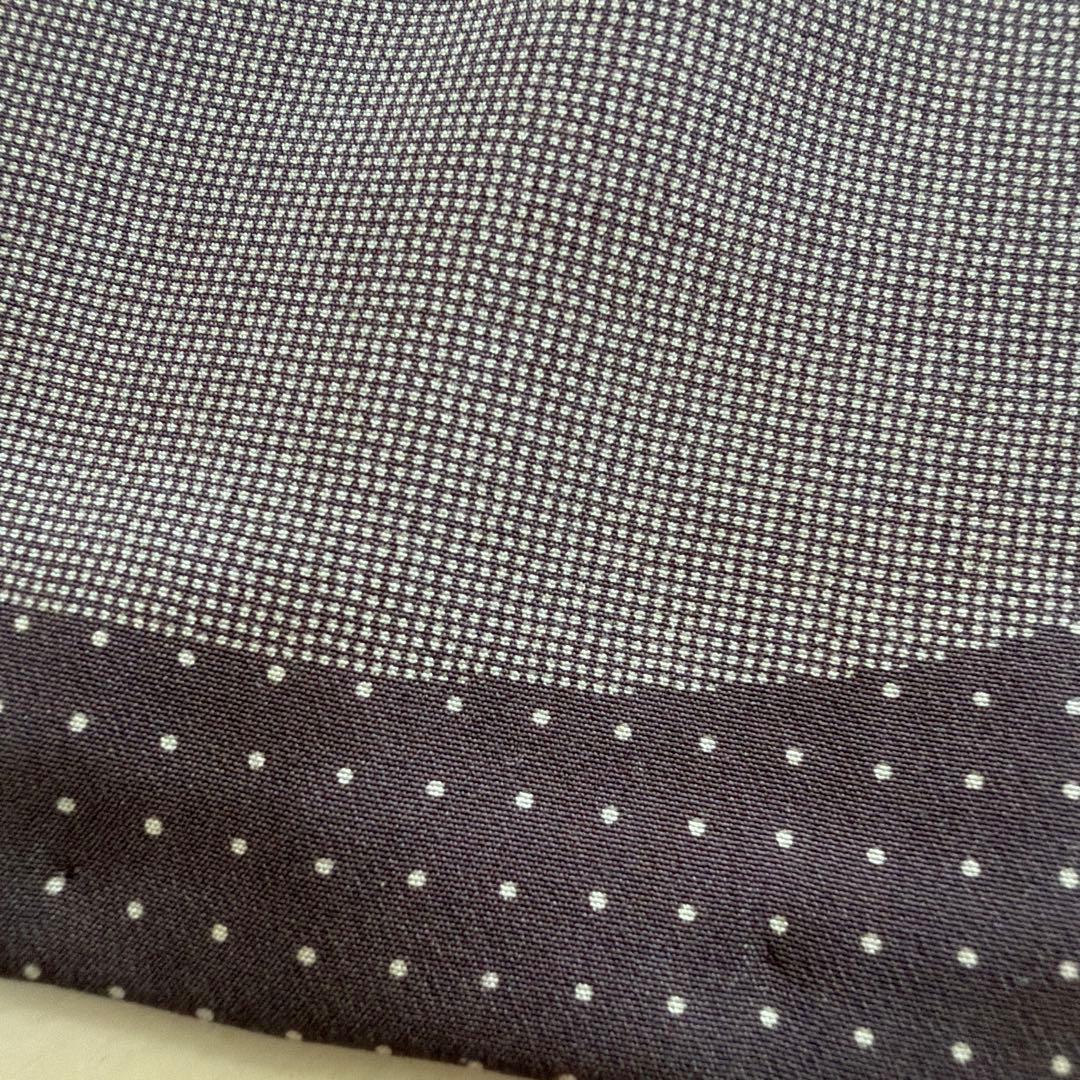 ミ*ん様 ■E5851■未使用品■正絹■江戸鼠色　万筋　江戸小紋　袷着物■丈16