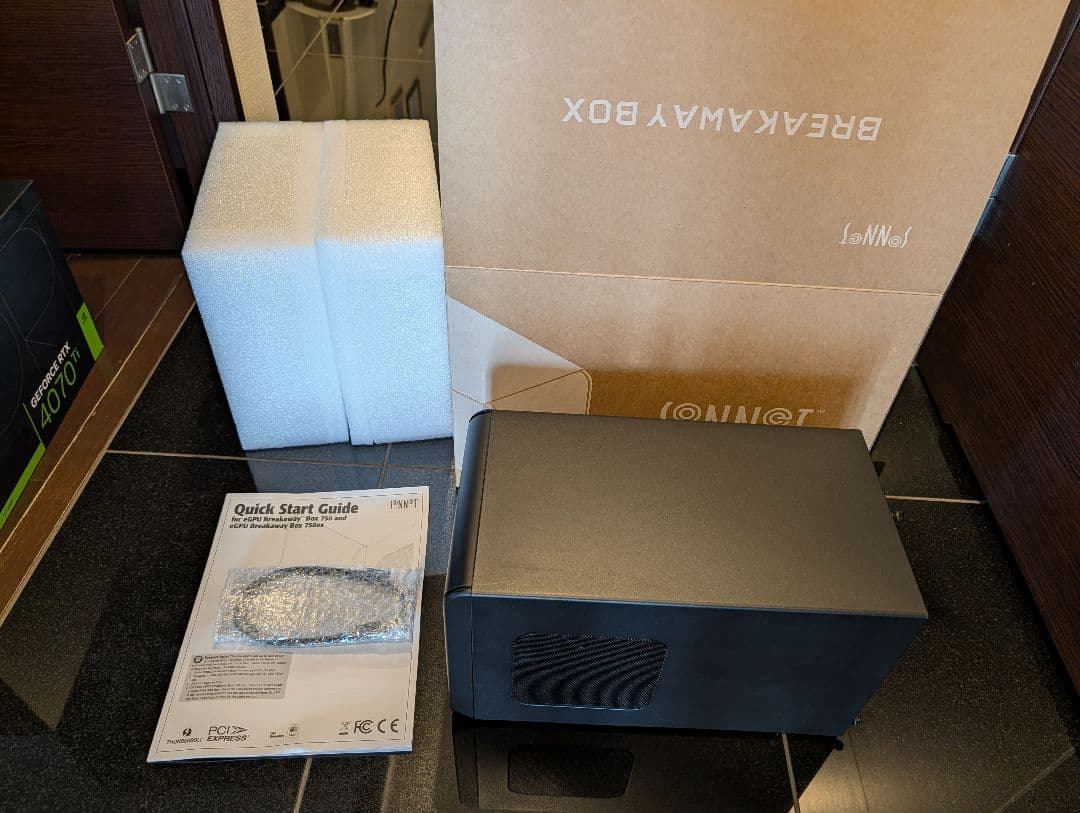 ASUS RTX 4070 Ti ProArt 12GB + 外付GPU box