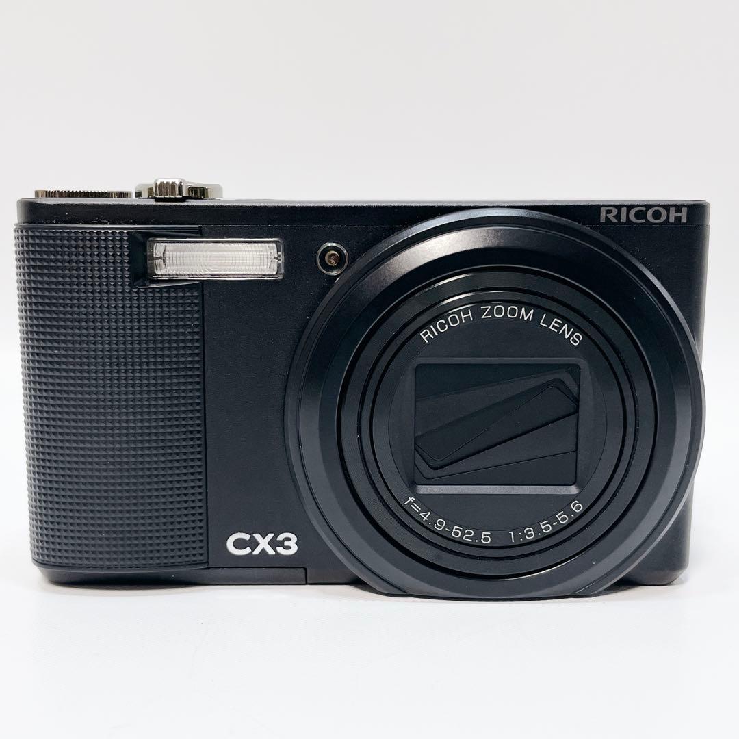 RICHO リコー CX3 コンパクトデジタルカメラ ブラック 黒 美品