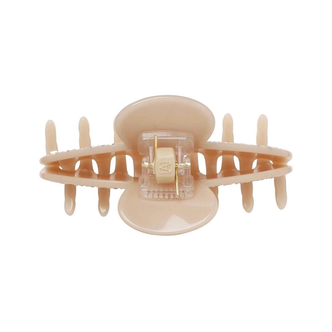 アレクサンドルドゥパリ Mクリップ ヌードピンク スワロフスキー