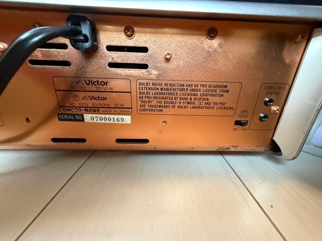 Victor ビクター カセットデッキ TD-V1