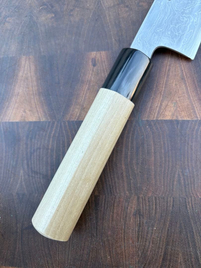 重房　鍛地　和　牛刀　180mm 6寸　包丁　和包丁　洋包丁　ダマスカス