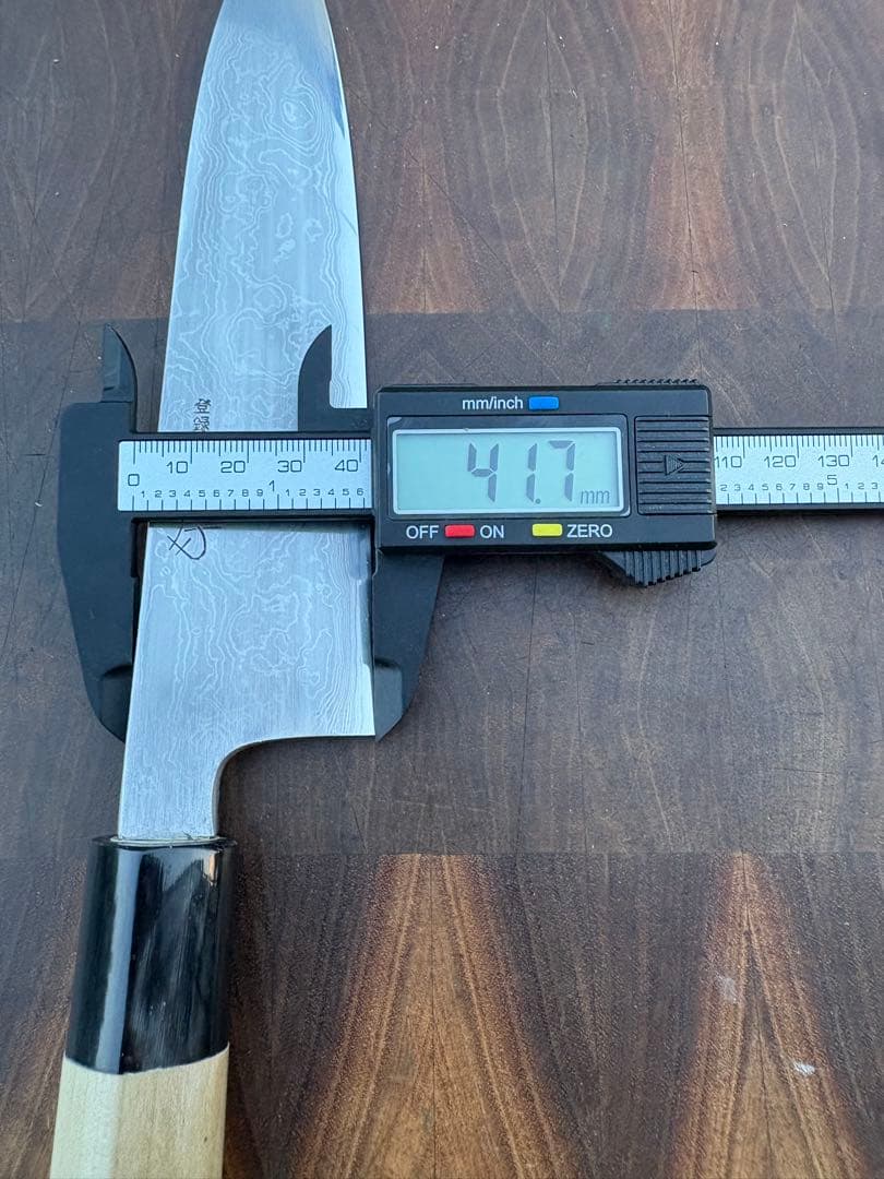 重房　鍛地　和　牛刀　180mm 6寸　包丁　和包丁　洋包丁　ダマスカス