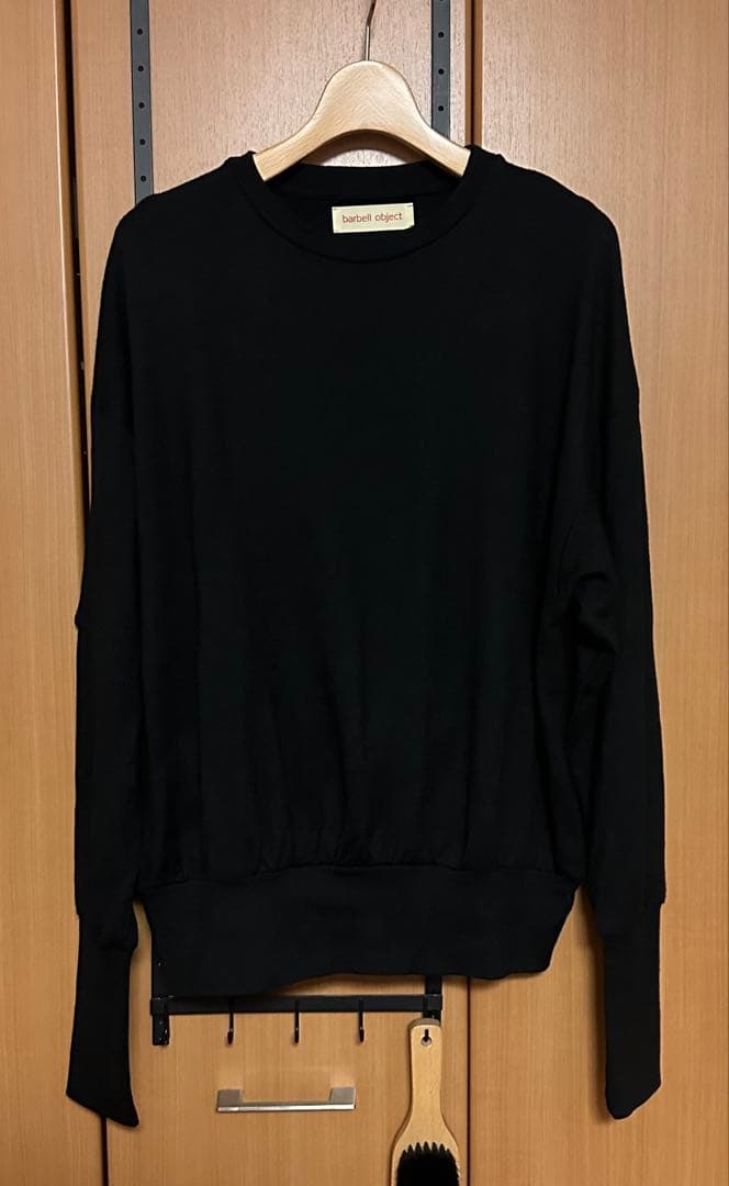 トップス barbell object wool L/S top Free
