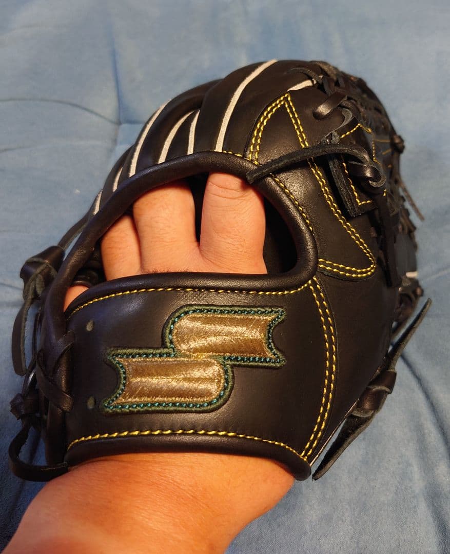 ＳＳＫプロブレイン軟式グローブ外野用　黒