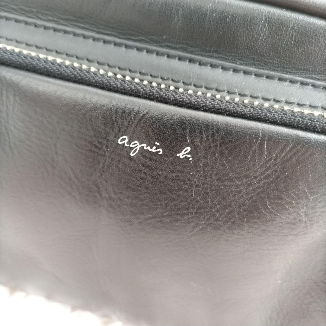 アニエスベー カメラバッグ アンジェル ショルダーバッグ 本革　 ワンポイント