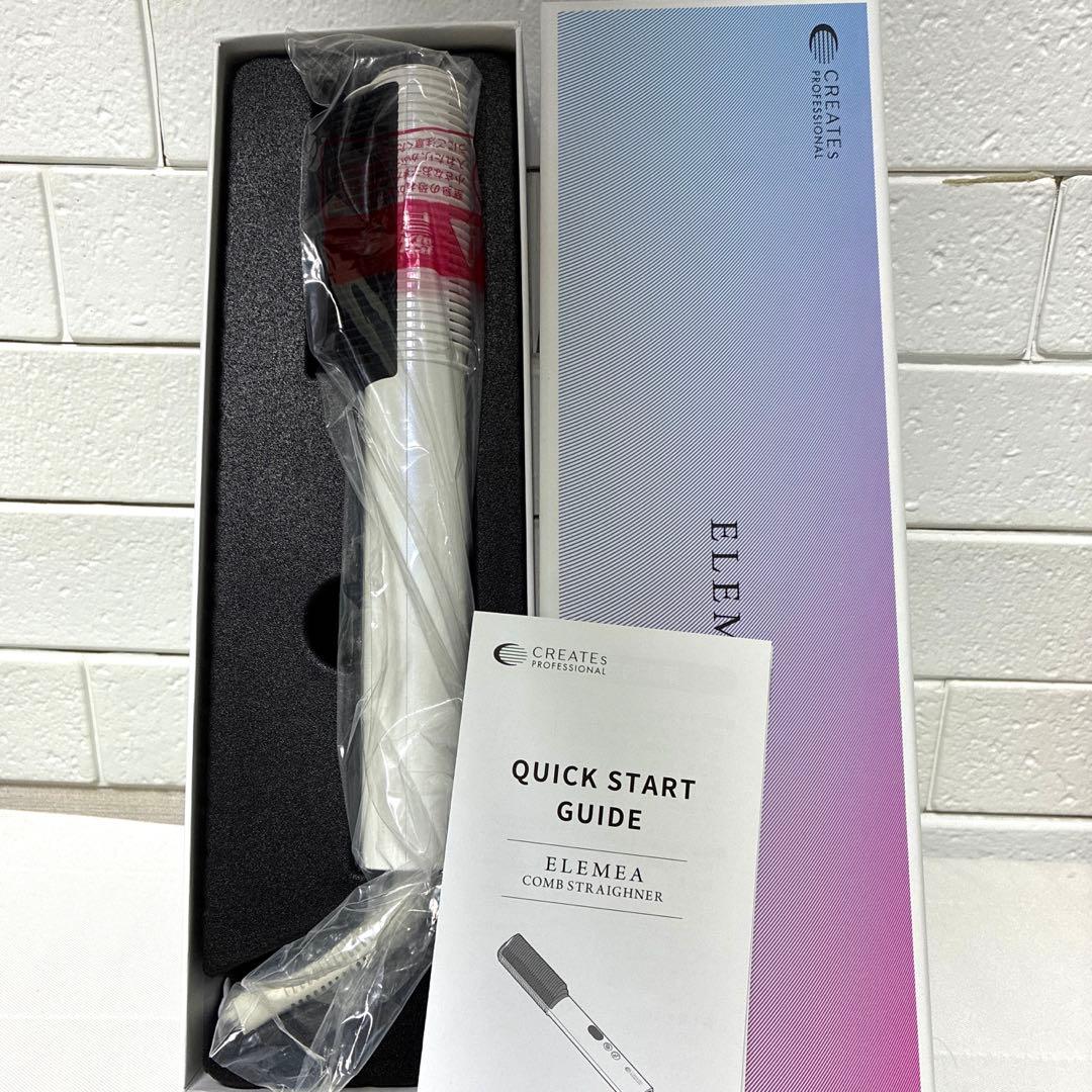 クレイツ　エレメアコームストレイナー　ストレートアイロン　ほぼ新品！