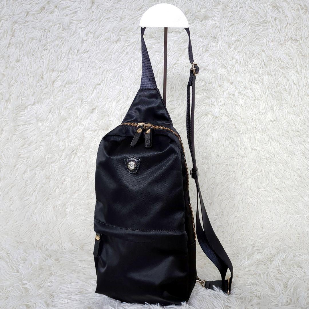 美品✨️russetラシット　ボディバッグ　ショルダーバッグ　ブラック　日本製