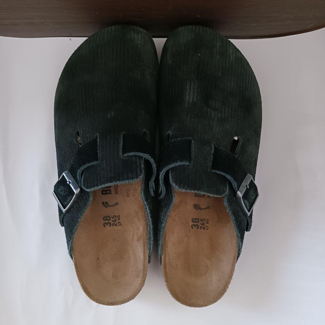 BIRKENSTOCK コーデュロイ サボサンダル 38
