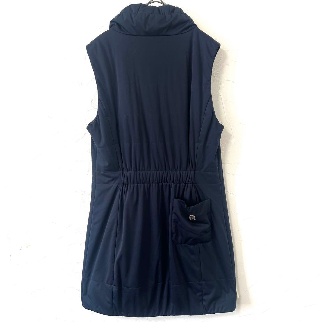 ARCHIVIO アルチビオ ダウンワンピース　ロング　中綿入り　ゴルフ　フリル