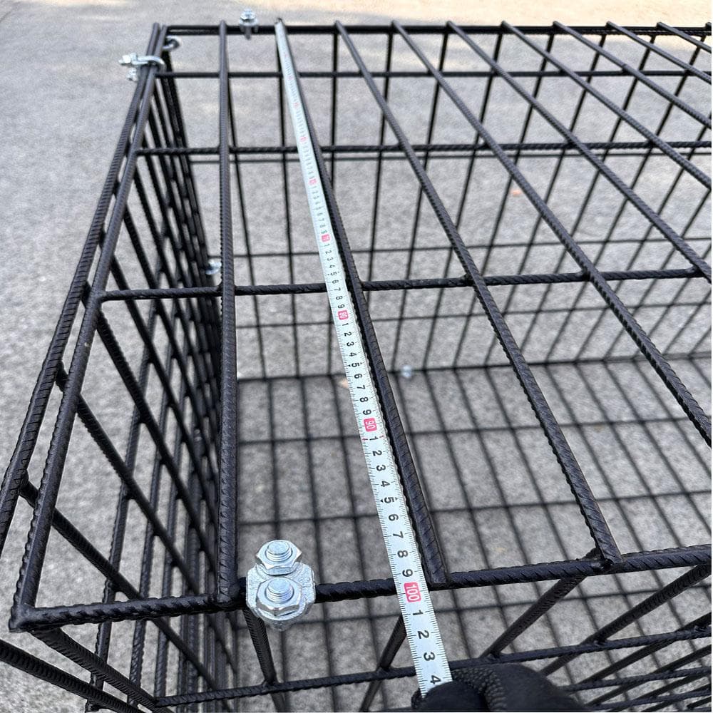 イノシシ・シカ用の箱罠ビッグ 片扉 200x100x100cm（福山営業所止め）