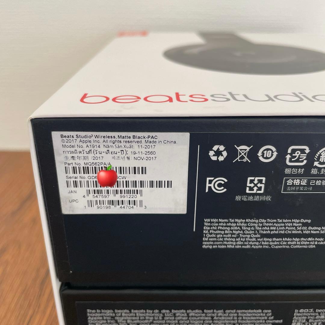 《完品・美品》BEATS STUDIO3 WIRELESSマットブラック