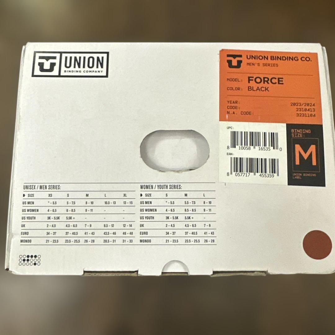 UNION BINDING FORCE 23-24 スノーボード ビンディング