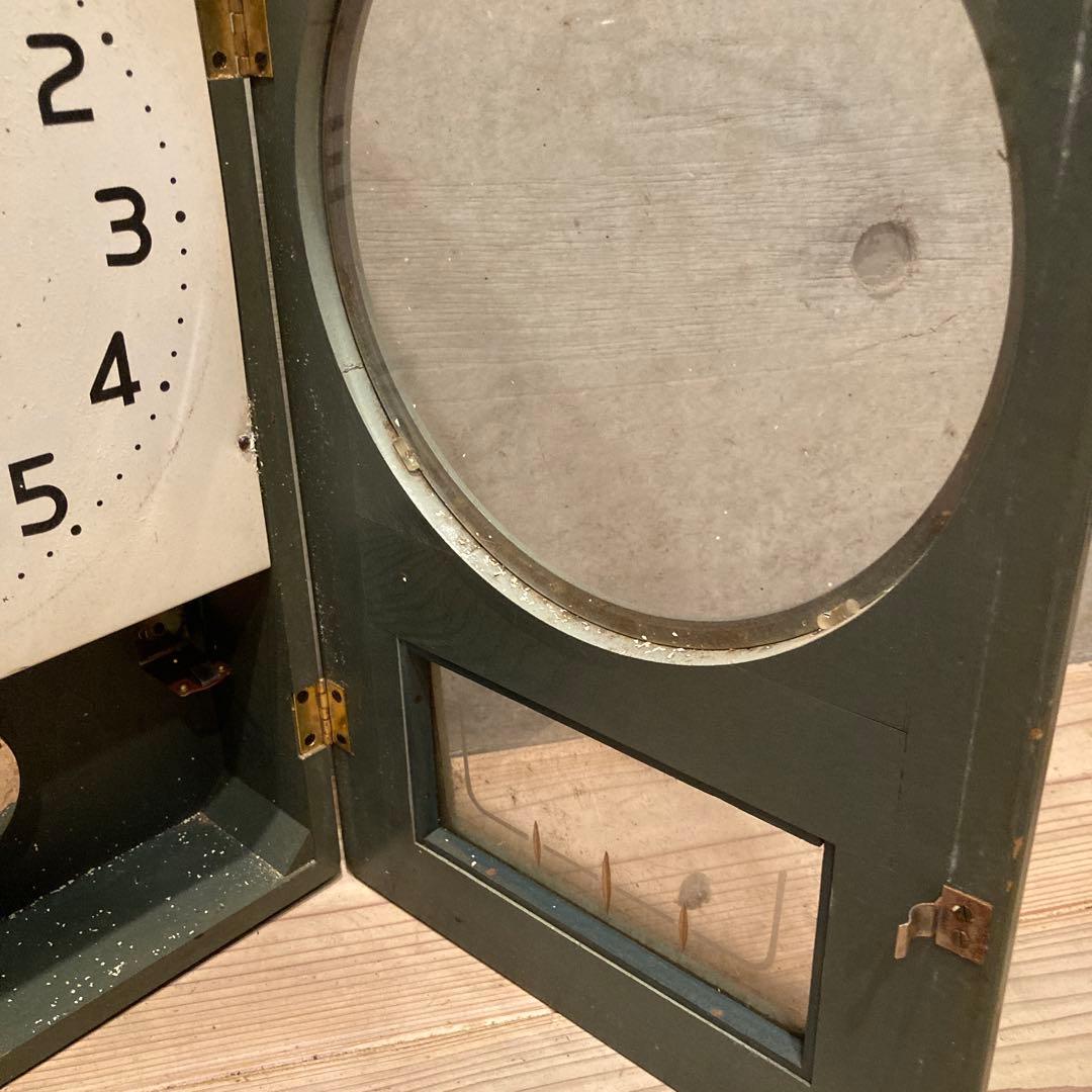 和製アンティーク　タカノ　電池式 掛時計　ボンボン時計　昭和レトロ　ジャンク