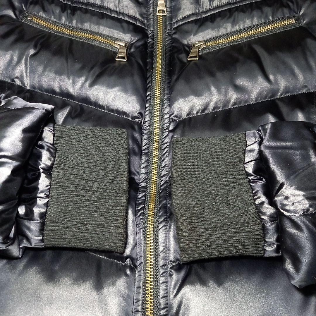 バーバリー　ブラックレーベル　ライダース　ダウンジャケット　サイズM　ホースロゴ