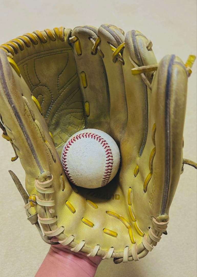 HAGA JAPAN ミズノプロ　硬式　投手　グローブ　ゼット　高校野球対応