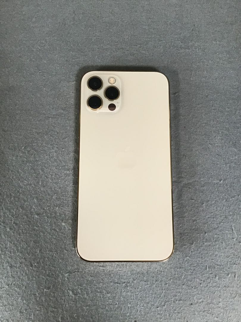 美品 国内版 SIMフリー iPhone12 Pro 128GB ゴールド色