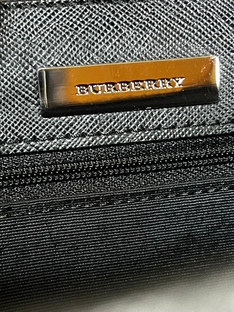 美品　バーバリー　BURBERRY　ハンドバッグ　スクエア　ノバチェック　ベルト