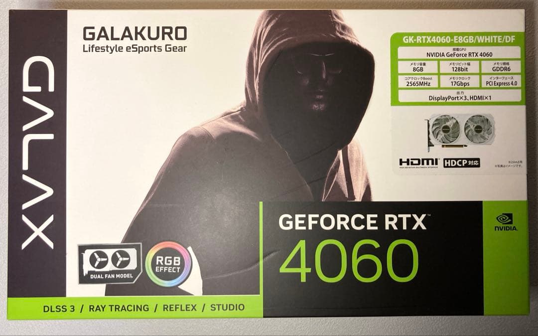 玄人志向 NVIDIA GeForce RTX 4060 デュアルファン
