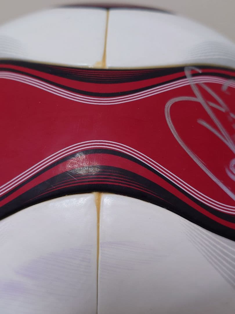 【Jリーグ実使用試合球】ヴィッセル神戸　大久保嘉人サイン入り　チームガイスト