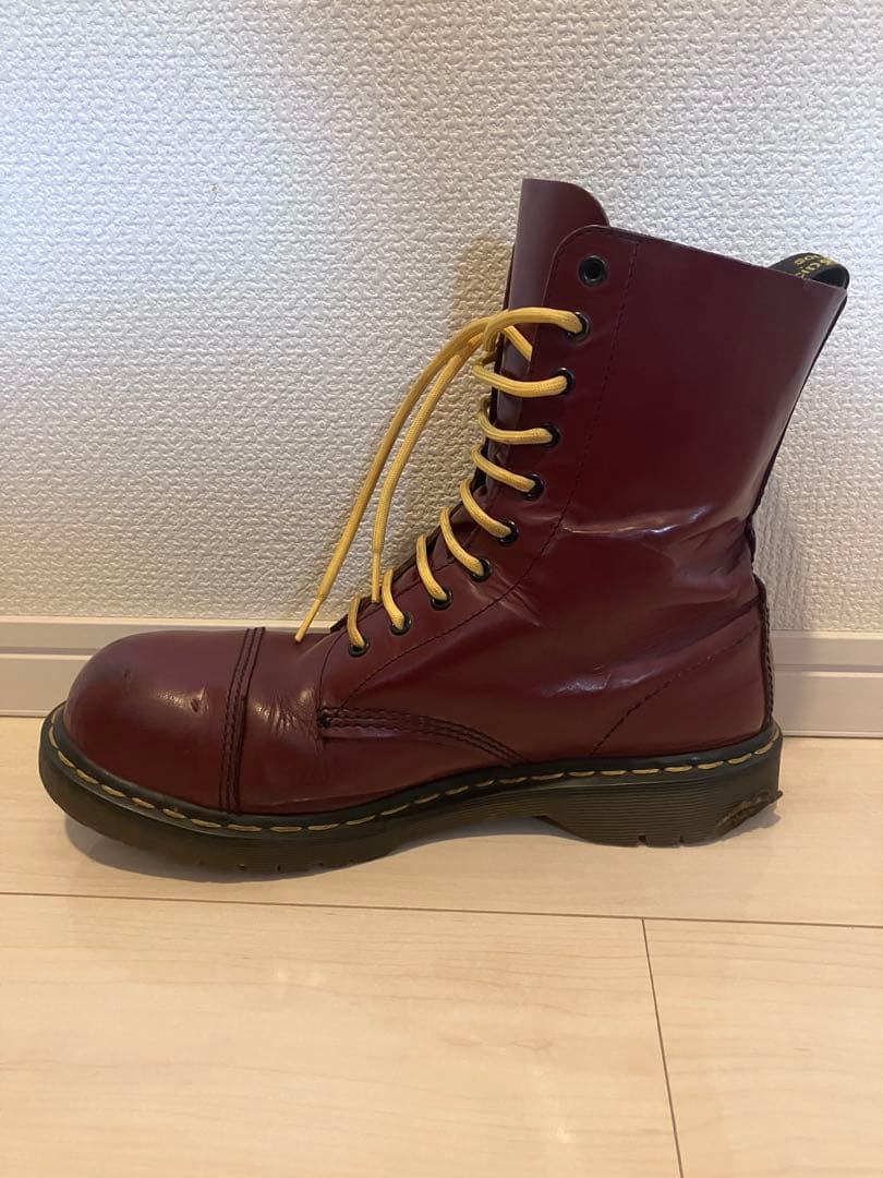 み*み様 ドクターマーチン10ホール スチールトゥ MADEINENGLAND