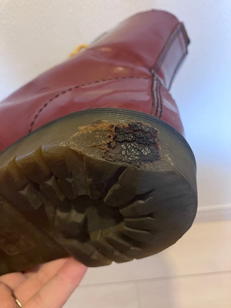 み*み様 ドクターマーチン10ホール スチールトゥ MADEINENGLAND