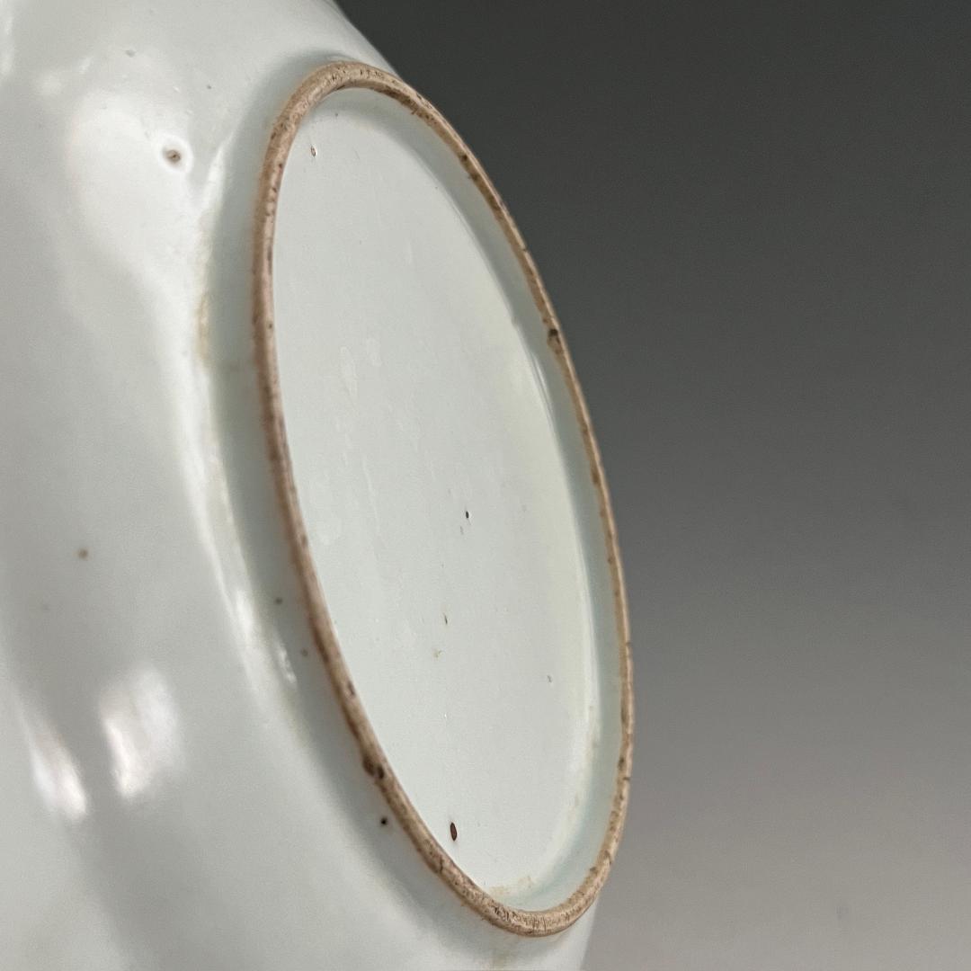 唐物 青花楼閣山水人物紋盤 清朝期 中国美術 古玩 SN624