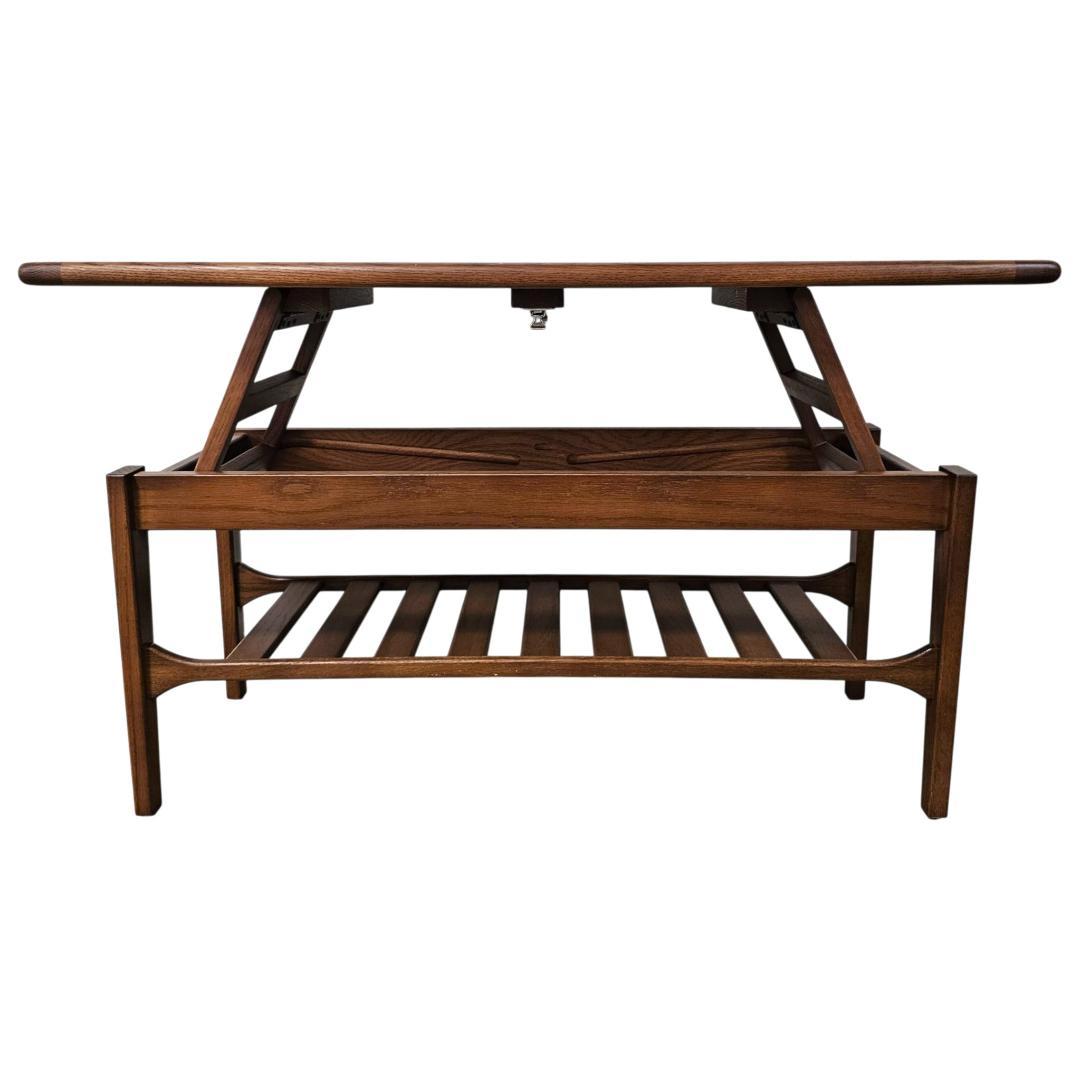 ジャーナルスタンダードファニチャー アルベスタ リフティングテーブル オーク