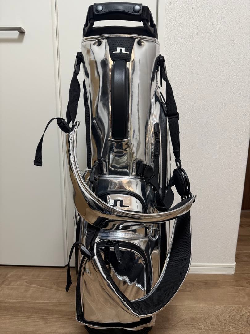 新品未使用品J.LINDEBERG シルバー キャディバッグ VESSELコラボ