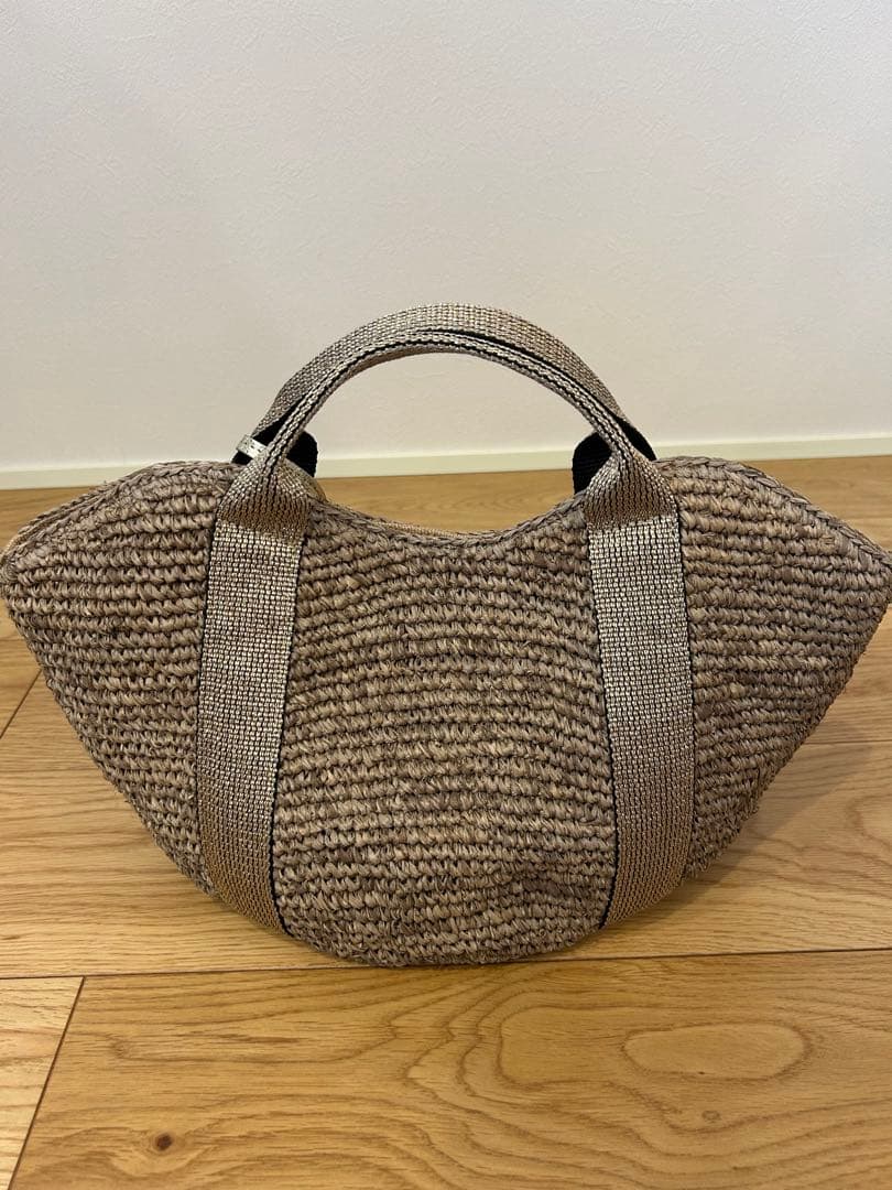 美品　ヴィオラドーロ　かごバッグ