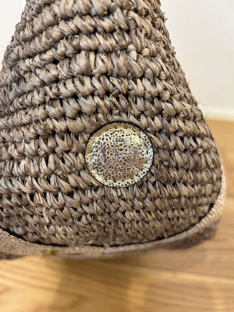 美品　ヴィオラドーロ　かごバッグ