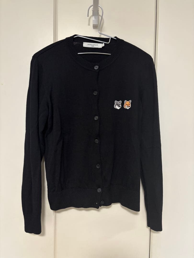 【超美品】メゾンキツネ カーディガン 黒